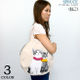 spr131069-neko - アニマル 丸トートバッグ ( ねこ ) -G-（ ネコ 子猫 トートバック キャンバス Tote bag ）
