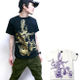 pi003tee - チャイルドウエポン（サンリンシャ）Tシャツ - pornoinvarders -G- 骸骨 スカル パンク ロック コラボ 半袖 -