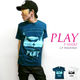 a04-t - PLAY　Tシャツ - LPR -G-( ROCK ロック ミュージック 音楽 オリジナル 半袖Tee )