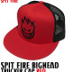 sq1036-rd - SPIT FIRE BIGHEAD TRUCKER CAP（レッド）-G-（ スピットファイヤー スナップバック キャップ ロゴ 帽子 ）