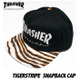 sq11636 - TIGERSTRIPE タイガーストライプ スナップバック キャップ - THRASHER - スラッシャー -G-（ SNAPBACK CAP スケーター エクストリーム 帽子 