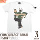 sp088tee-wh - 迷彩 バンビ Tシャツ ( ホワイト ) - BPGT -G-（ カモフラージュ かわいい bambi こじか メッセージTシャツ ）