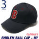 old-2425-ny - エンブレム ボール キャップ（ネイビー） - OLDMAN’S -G-( CAP ベースボールキャップ アメカジ 野球帽 帽子 )