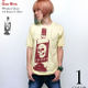 tgw032hst - Whiskey Ghost 1/2スリーブ Tシャツ - The Ghost Writer -G-（ ドクロ スカル アメカジ イエロー 黄色 ）
