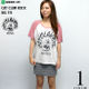 har016grg - CAT CLAW ROCK（キャット クロー ロック）ラグラン ガールズ ビックTシャツ - HARIKEN(ハリケン)×LPR -G-