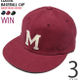 hmj0001-win - クラシック ベースボール キャップ（ワイン）- HARD MAN JAPAN ハードマンジャパン -R-( ダック baseball CAP 野球 帽子 アメカジ )
