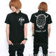 sp085-bd-po - Blade ボタンダウン ポロシャツ - BPGT -G- （ Polo Blade 羽根 ROCK ロック ワンポイント ナンバー ブラック 黒 半袖 ）