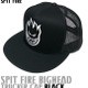 sq1036-bk - SPIT FIRE BIGHEAD TRUCKER CAP（ブラック）-G-（ スピットファイヤー スナップバック キャップ ロゴ 帽子 ）