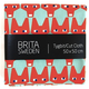 BRITA SWEDEN(ブリタ スウェーデン) カットクロス(50cm X 50cm) 《Rut きつね　グレイッシュグリーン》