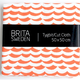 BRITA SWEDEN(ブリタ スウェーデン) カットクロス(50cm X 50cm) 《Overseas 波プリント オレンジ》