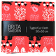 BRITA SWEDEN(ブリタ スウェーデン) カットクロス(50cm X 50cm) 《Sigrid りすプリント レッド》
