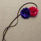 POMPOM- purple & pink -