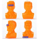 Orange Gipper Reagan Bust by Frank Kozik