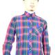 ネバートラスト　TARTAN CHECK　長袖BDシャツ