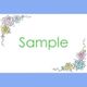 メッセージカード　「薔薇」 Bタイプ　20枚セット
