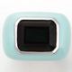 Enamel ring right blue x green