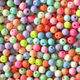 カラフル丸いアクリルビーズ パステルカラー(約6mm) 450個セット (B400)