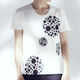 「丸の集合体」Tシャツ（メンズ）