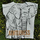 「elephant」Tシャツ（レディース）