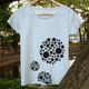 「丸の集合体」Tシャツ（レディース）