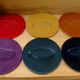 BROOKS / set of six leather coaster