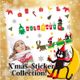 【キャットサンタ】クリスマスウォールステッカー60×90cm