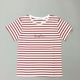 BRIGHTON T-SHIRTS RED/ ブライトンボーダーTレッド