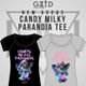 T-shirt『CANDY MILKY PARANOIA』black or grey