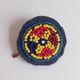 ビーズメダリオン ヘアアクセ アフガニスタン 黄十字 Afghanistan beaded medalion hair accessory HC-0002