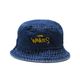 WINKIES DENIM BUCKET HAT (DARK DENIM/YELLOW)