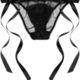 L'AGENT AGENT PROVOCATEUR（ラジャンエージェントプロヴォケイター）Anetta satin-trimmed stretch-lace and tulle briefs