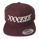 XXXSSS Tokyo Snapback (Burgundy & Creme White)