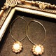 pearl　flower　ピアス