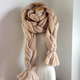 Braid Scarf Ida (OWT, RED)