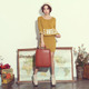 Simplicity Round Collar Wrap Hip Letters Printing Casual Activewear/印刷シンプルラウンドカラーラップヒップ手紙アクティブウェアカジュ