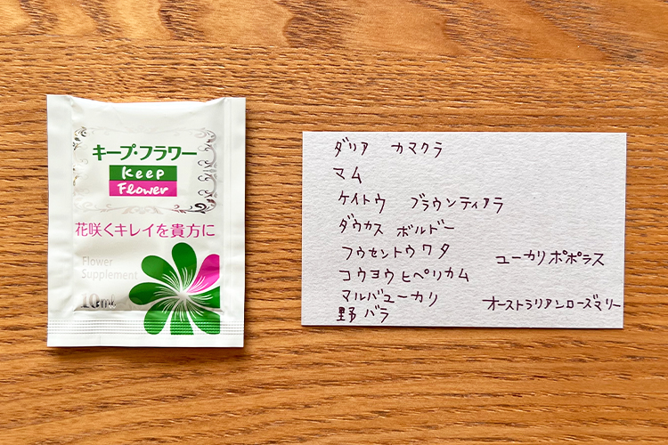 【お花のサブスク】caline『季節の枝物やグリーン、旬のお花が毎月届く定期便』2022年11月