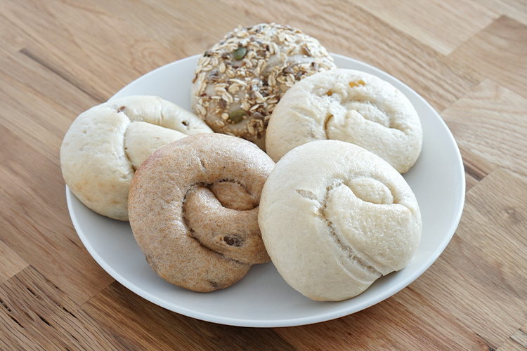 【ベーグルのサブスク】卵乳不使用「西大畑ベーグル」5種の生地を楽しめる定期便（2023年8月）