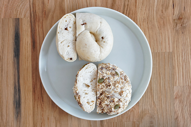 【ベーグルのサブスク】卵乳不使用「西大畑ベーグル」5種の生地を楽しめる定期便（2023年8月）