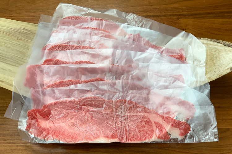 【人形町今半 お肉のサブスク】黒毛和牛の精肉セットが毎月届く定期便 (黒毛和牛 しゃぶしゃぶ用)