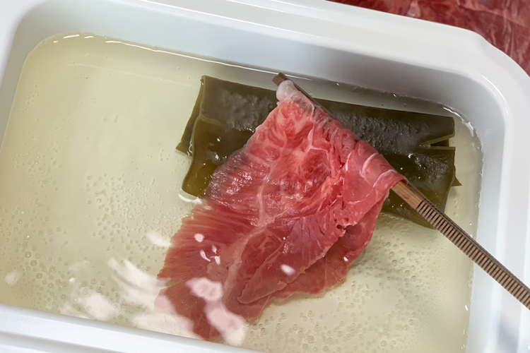【人形町今半 お肉のサブスク】黒毛和牛の精肉セットが毎月届く定期便 (黒毛和牛 しゃぶしゃぶ用)