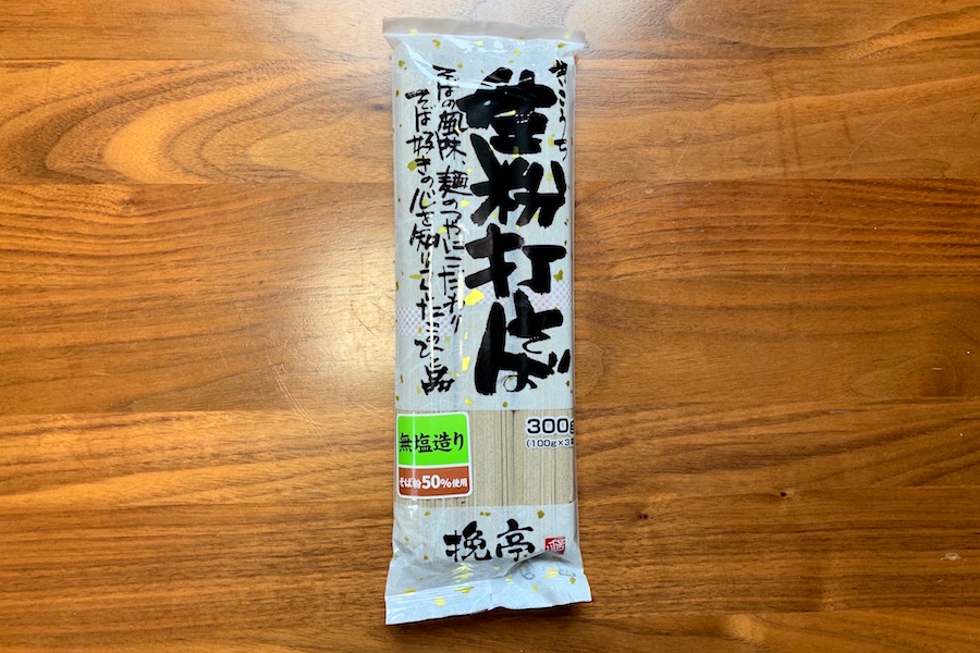 蕎麦のサブスク？そば（乾麺）備忘録「生粉打そば・挽亭 信州」