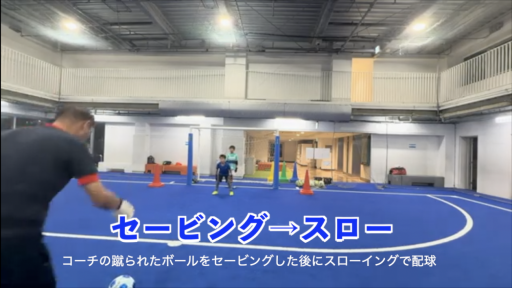 【サッカー 練習メニュー】キャッチングWUP⑮