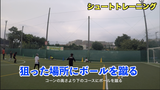【サッカー  練習メニュー】シュートトレーニング②