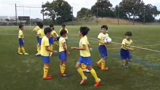 【サッカー  練習メニュー】W-Up (ボールフィーリング上下左右)