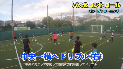 【サッカー 練習メニュー】パス&コントロール①