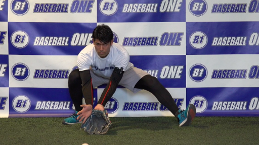【野球  練習メニュー】打球を線で捕る練習方法