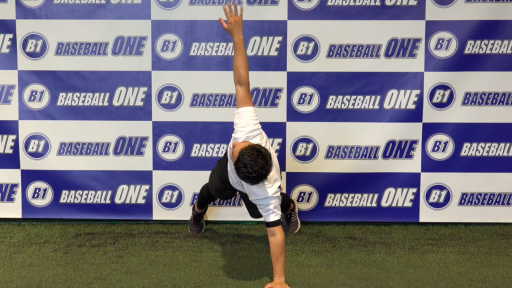 【野球  練習メニュー】体幹と上半身の動きを獲得するメニュー