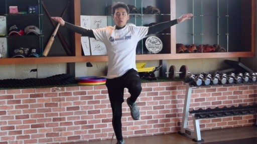 【野球  練習メニュー】リズムに合わせて体をコントロールするトレーニング