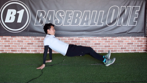 【野球  練習メニュー】体の軸を覚えるためのトレーニング
