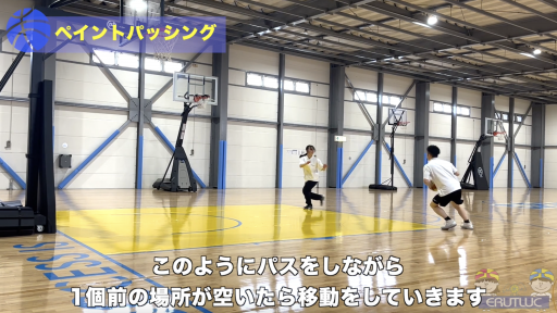 【バスケ 練習メニュー】ペイントパッシング